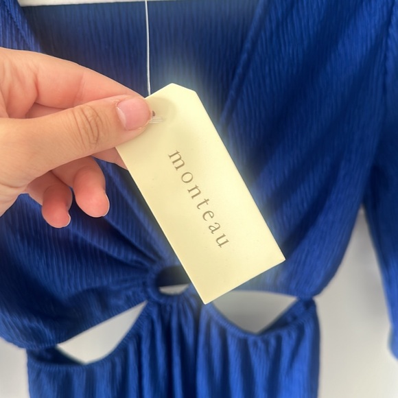 NWT MONTEAU CUT OUT MIDI DRESS - Picture 6 of 6